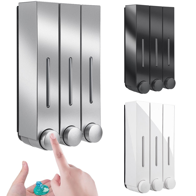 Wall mounted soap dispenser