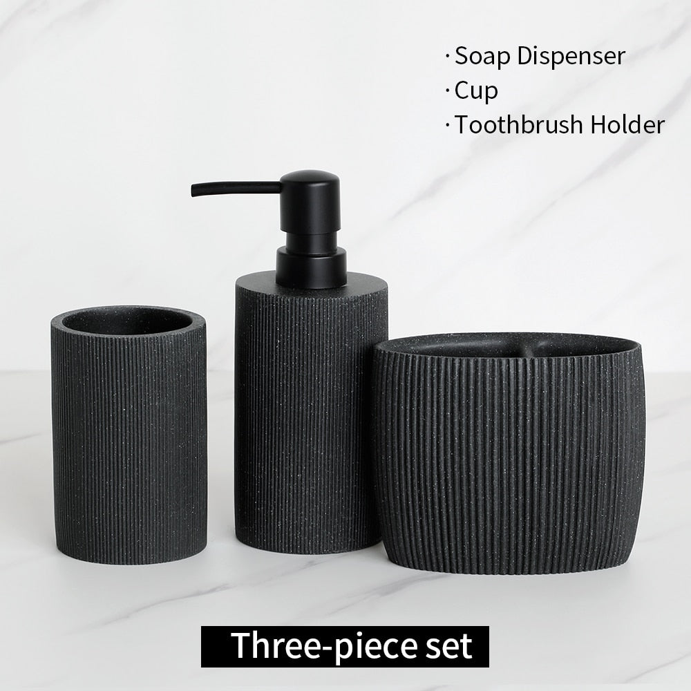 bathroom accessories kit