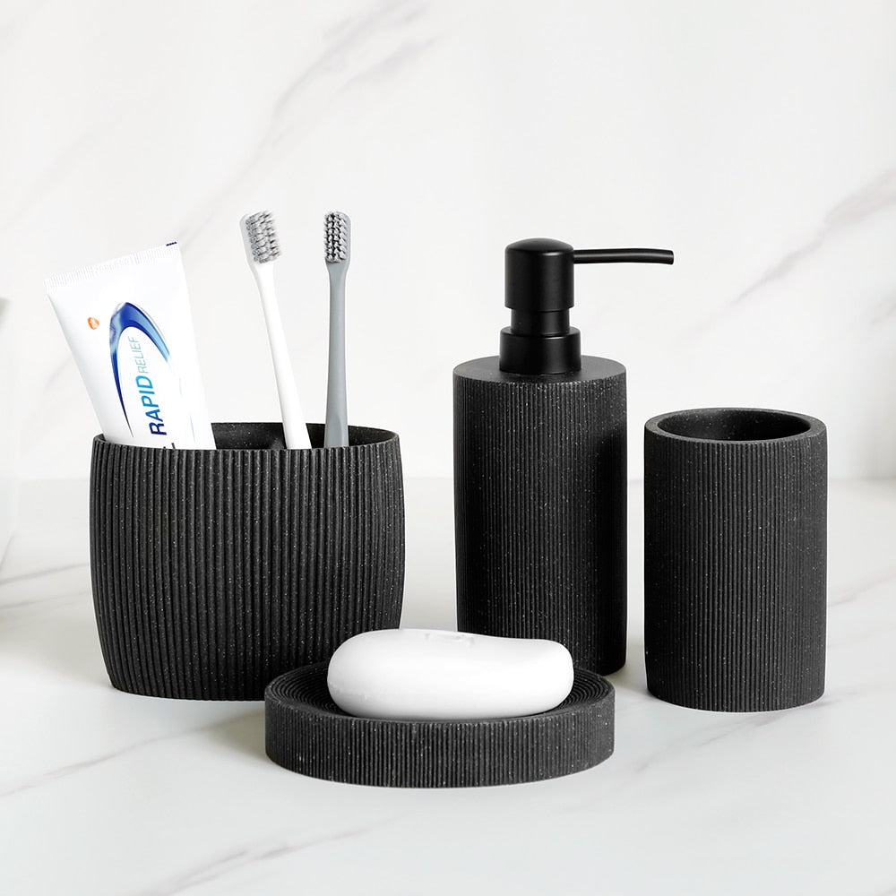 bathroom accessories kit