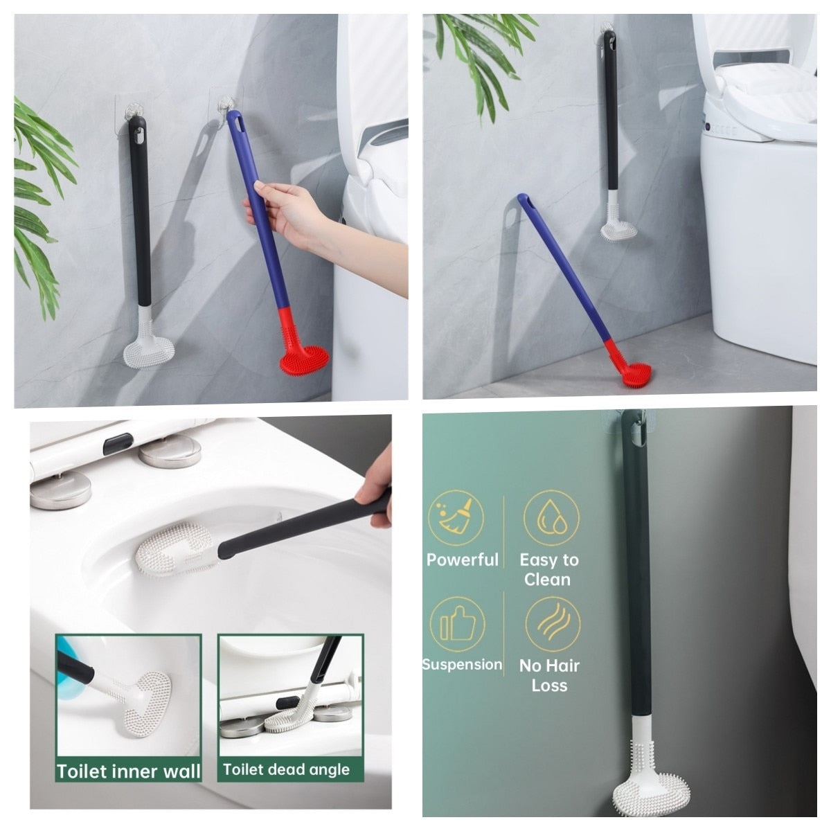 Toilet Brush Cleaning Tool