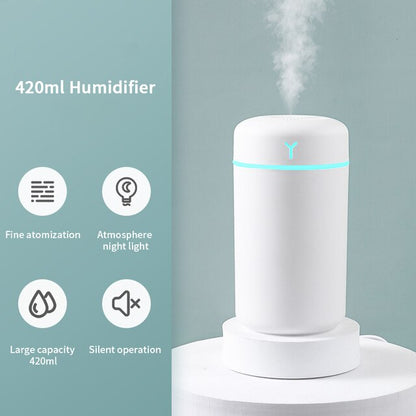 Portable 420ml air humidifier